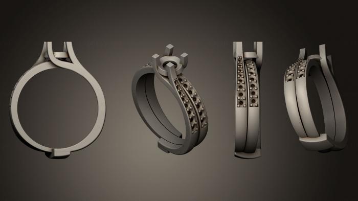 Jewelry rings (JVLRP_0070) 3D model for CNC machine