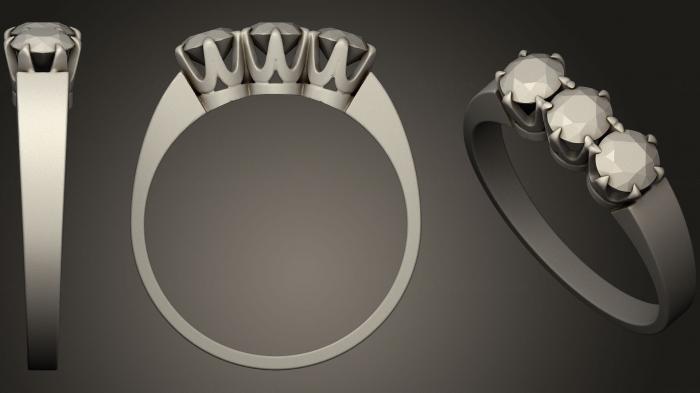 نموذج ثلاثي الأبعاد لآلة CNC خواتم مجوهرات خاتم مجوهرات مع الماس ثلاثي الأبعاد