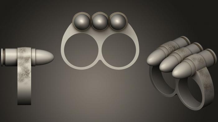 نموذج ثلاثي الأبعاد لآلة CNC خواتم مجوهرات خاتم حزام amo أصابع توي 9 مم