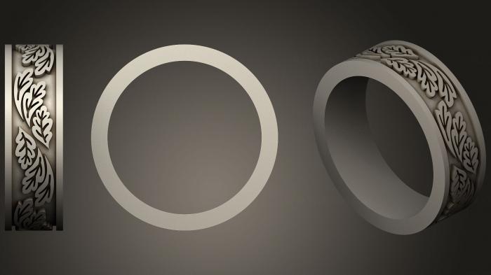 نموذج ثلاثي الأبعاد لآلة CNC خواتم مجوهرات خاتم الزواج مع المينا 2