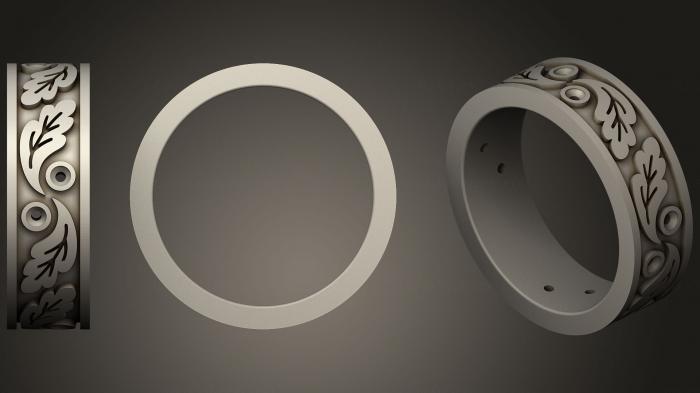 نموذج ثلاثي الأبعاد لآلة CNC خواتم مجوهرات خاتم الزواج مع المينا 3