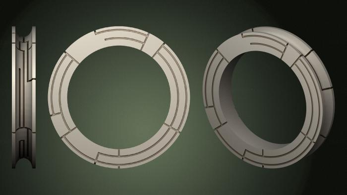 Jewelry rings (JVLRP_1000) 3D model for CNC machine