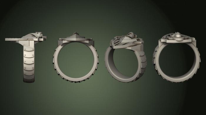 نموذج ثلاثي الأبعاد لآلة CNC خواتم مجوهرات 