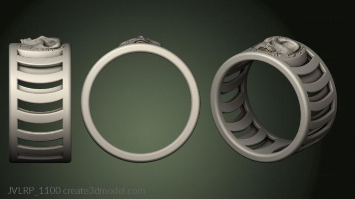 Jewelry rings (JVLRP_1100) 3D model for CNC machine