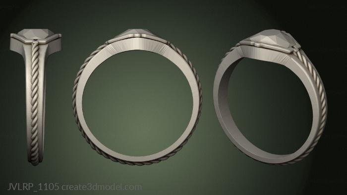Jewelry rings (JVLRP_1105) 3D model for CNC machine