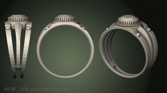 Jewelry rings (JVLRP_1106) 3D model for CNC machine