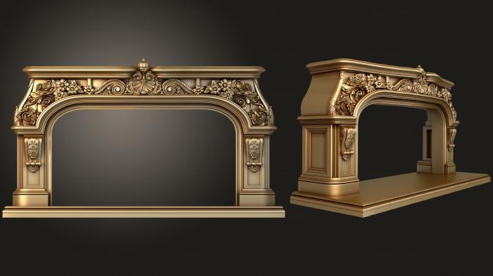 Fireplaces (KM_0239) 3D model for CNC machine
