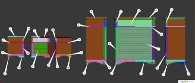 Chests of drawers (KMD_0187) 3D model for CNC machine