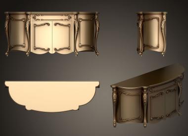 Chests of drawers (KMD_0200) 3D model for CNC machine