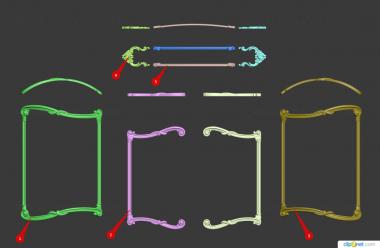 نموذج ثلاثي الأبعاد لآلة CNC صدور الأدراج 