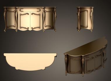 Chests of drawers (KMD_0201) 3D model for CNC machine