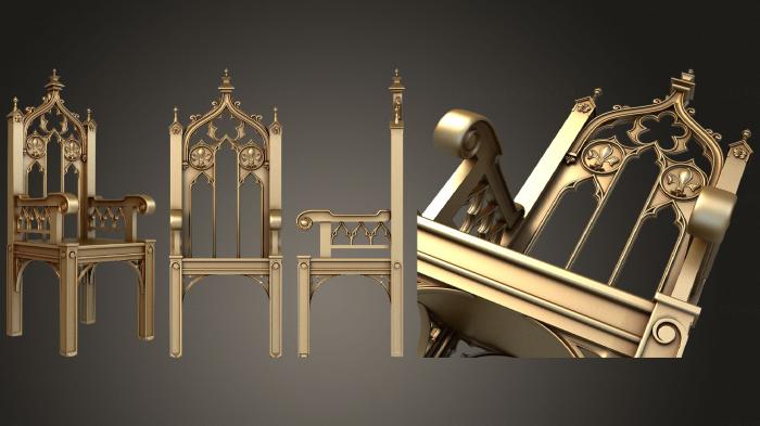 Armchairs (KRL_0164) 3D model for CNC machine