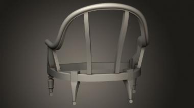 Armchairs (KRL_0181) 3D model for CNC machine