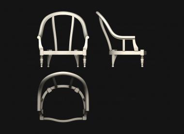 Armchairs (KRL_0181) 3D model for CNC machine