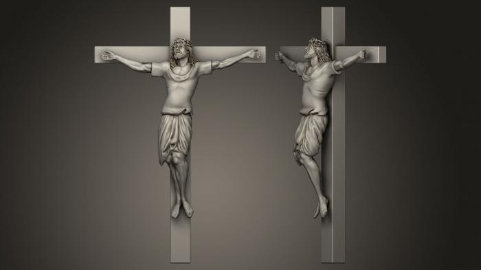 نموذج ثلاثي الأبعاد لآلة CNC الصلبان والصلبان يسوع كريست ابن الله