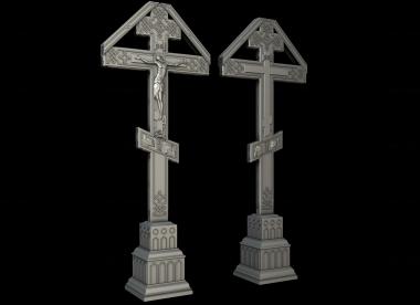 Crosses (KRS_0249) 3D model for CNC machine
