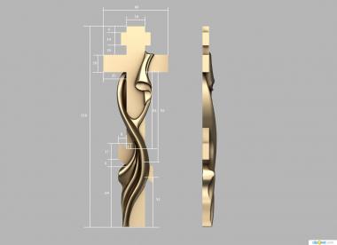 Crosses (KRS_0258) 3D model for CNC machine