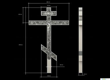 Crosses (KRS_0269) 3D model for CNC machine