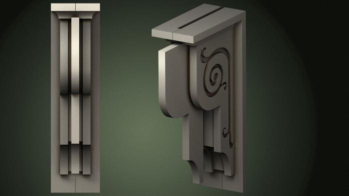 Corbels (KR_0775) 3D model for CNC machine