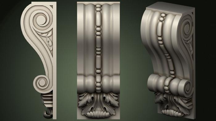Corbels (KR_0789) 3D model for CNC machine