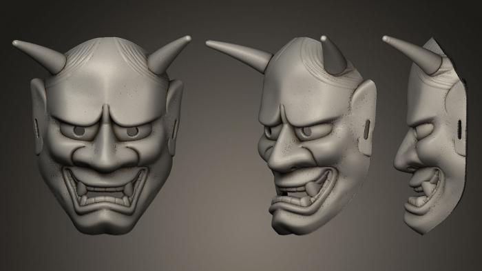 Mask (MS_0119) 3D model for CNC machine