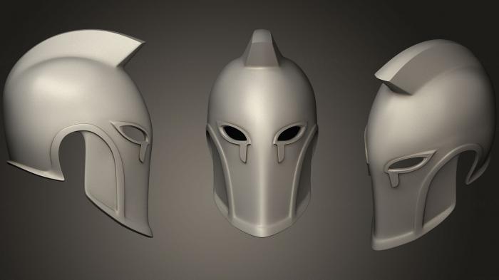 Mask (MS_0222) 3D model for CNC machine