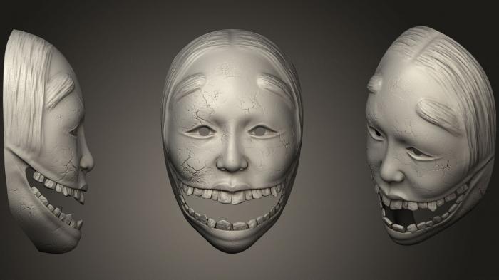 Mask (MS_0230) 3D model for CNC machine