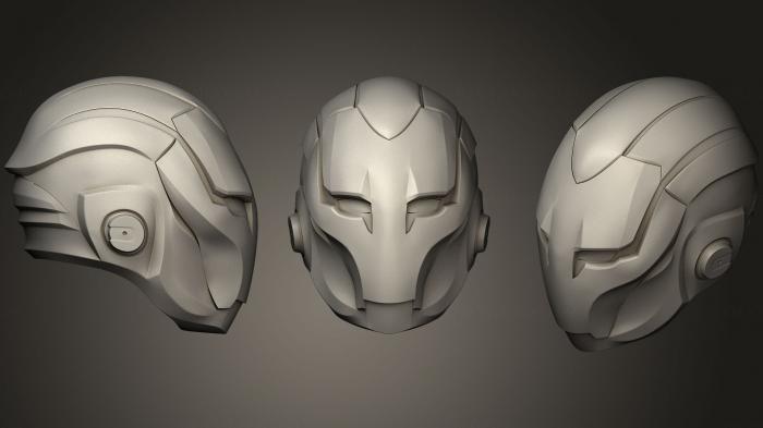Mask (MS_0232) 3D model for CNC machine