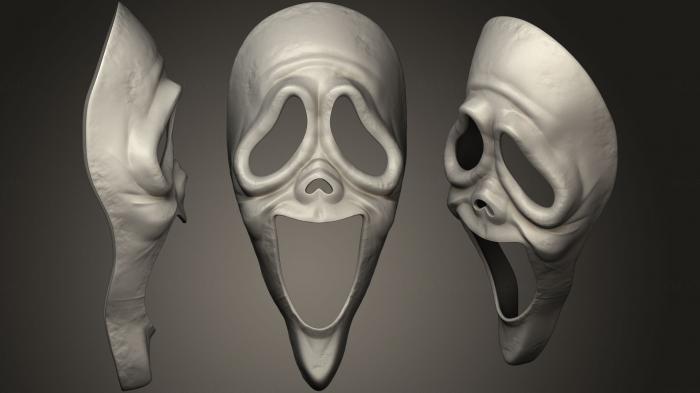 Mask (MS_0273) 3D model for CNC machine