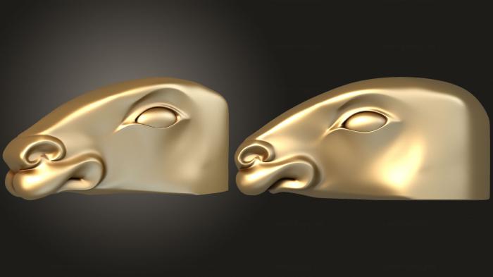 Mask (MS_0300) 3D model for CNC machine