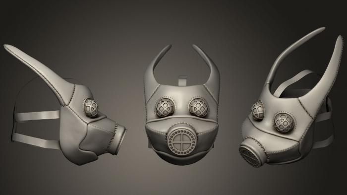 Mask (MS_0314) 3D model for CNC machine