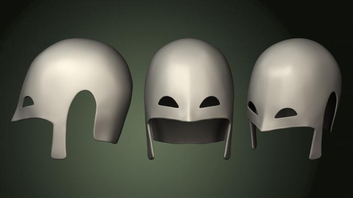 Mask (MS_0331) 3D model for CNC machine