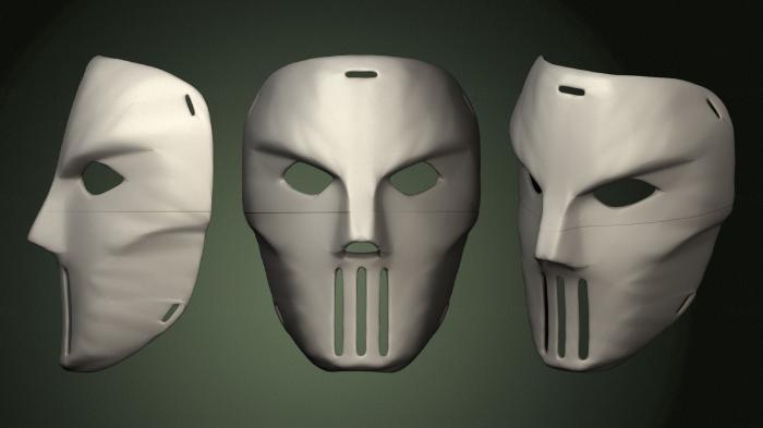 Mask (MS_0349) 3D model for CNC machine