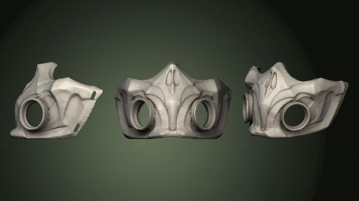 Mask (MS_0450) 3D model for CNC machine