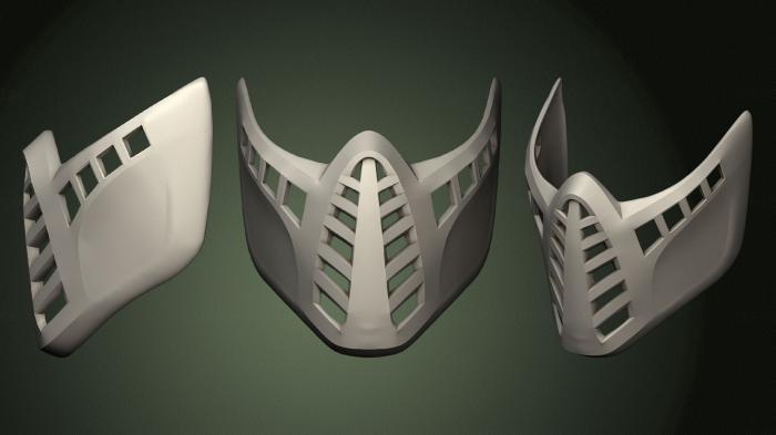 Mask (MS_0462) 3D model for CNC machine
