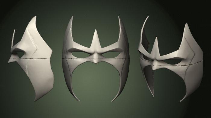 Mask (MS_0463) 3D model for CNC machine