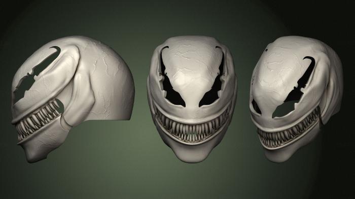 Mask (MS_0465) 3D model for CNC machine
