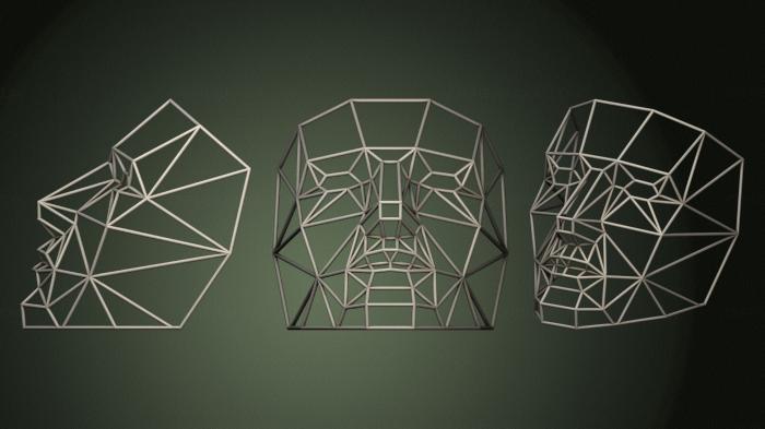 Mask (MS_0481) 3D model for CNC machine