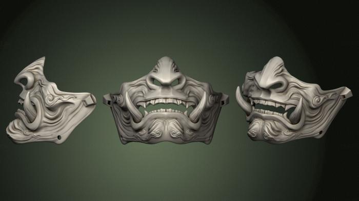 Mask (MS_0499) 3D model for CNC machine