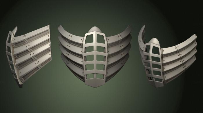 Mask (MS_0502) 3D model for CNC machine