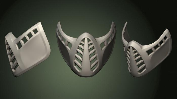 Mask (MS_0505) 3D model for CNC machine