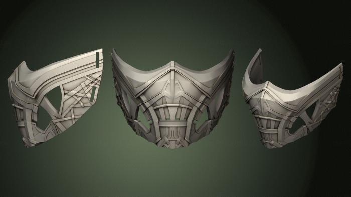 Mask (MS_0508) 3D model for CNC machine