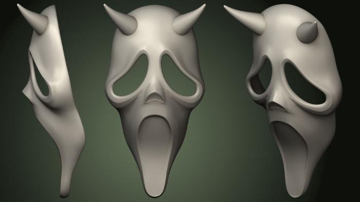 Mask (MS_0510) 3D model for CNC machine