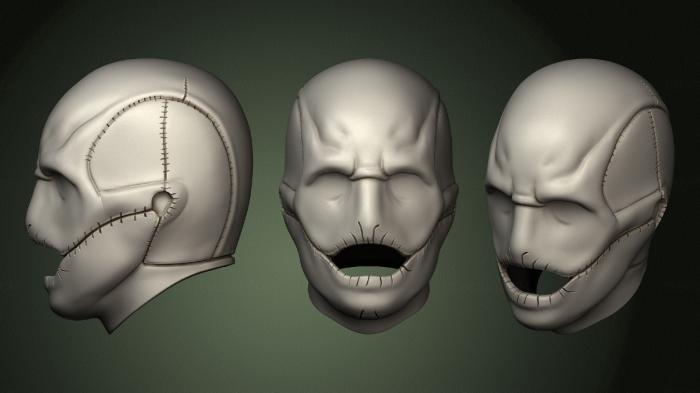 Mask (MS_0514) 3D model for CNC machine