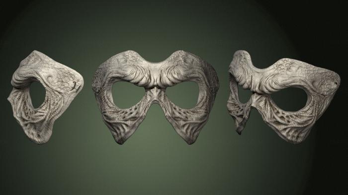 Mask (MS_0559) 3D model for CNC machine