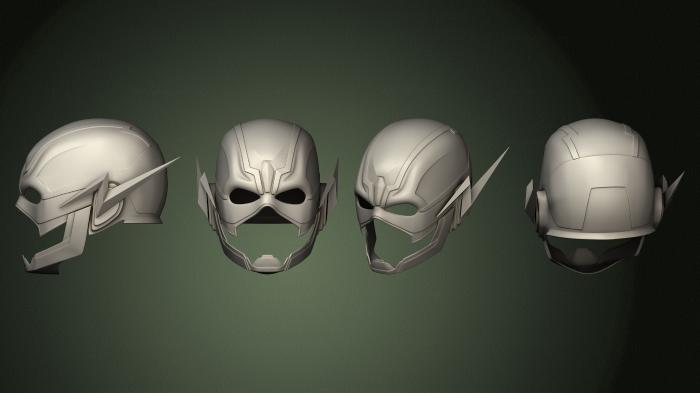 Mask (MS_0590) 3D model for CNC machine