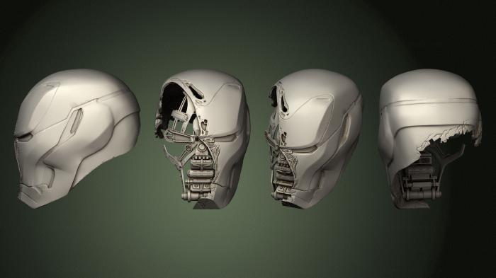 Mask (MS_0610) 3D model for CNC machine