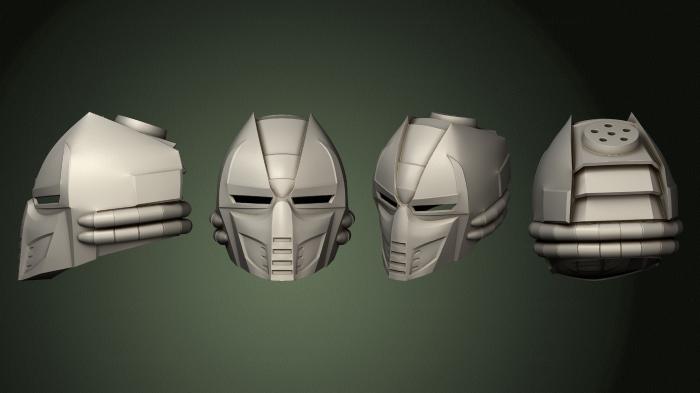 Mask (MS_0634) 3D model for CNC machine
