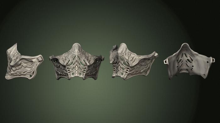 Mask (MS_0635) 3D model for CNC machine