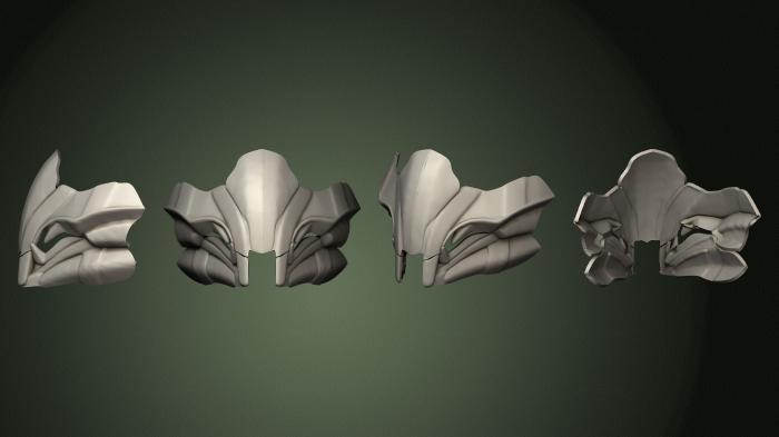 Mask (MS_0652) 3D model for CNC machine